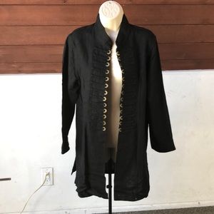 Soft Surroundings Sheffield Military Jacket size medium